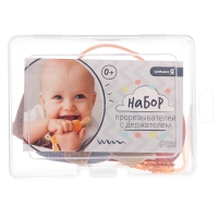 Набор прорезывателей для зубов «Зверята», бутылочка, силиконовый шнурок, в контейнере, 4 шт. Набор прорезывателей для зубов «Зверята», бутылочка, силиконовый шнурок, в контейнере, 4 шт.