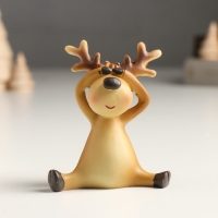 Сувенир полистоун "Лосик - не вижу, не слышу, не скажу" МИКС 7х3,5х7,5 см Сувенир полистоун "Лосик - не вижу, не слышу, не скажу" МИКС 7х3,5х7,5 см