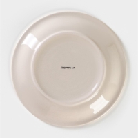 Чайная пара керамическая Доляна &laquo;Бутон&raquo;, 2 предмета: чашка 200 мл, блюдце d=14,5 см, цвет жёлтый