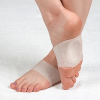 Супинаторы для обуви, амортизирующие, на манжете, силиконовые, 9 &times; 9 см, пара, цвет белый