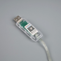 Умная гирлянда &laquo;Нить&raquo; 10 м с насадками &laquo;Конфетки&raquo;, IP20, прозрачная нить, 66 LED, свечение RGB, USB