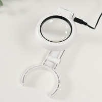 Лампа-лупа х7 для творчества LEDx6 от 3АAA+ USB линза d=5,5 см 2,6х9х19 см Лампа-лупа х7 для творчества LEDx6 от 3АAA+ USB линза d=5,5 см 2,6х9х19 см