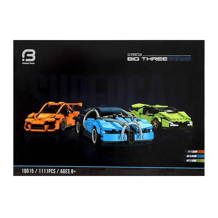 Конструктор Гонка «Легенды», 1111 деталей, 3 в 1 Конструктор Гонка «Легенды», 1111 деталей, 3 в 1