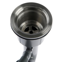 Мойка кухонная AFLORN AF97851-L, врезная, левая, S=3,0 и 0,8 мм, 78х51х22 см, сифон, сатин Мойка кухонная AFLORN AF97851-L, врезная, левая, S=3,0 и 0,8 мм, 78х51х22 см, сифон, сатин