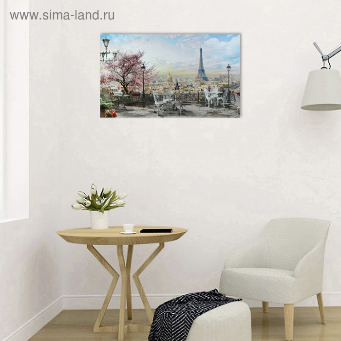 Картина на холсте "Гордость Парижа" 60*100 см