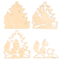 Новогодний набор для творчества. Роспись по дереву &laquo;Новый год! Ёлочка&raquo;