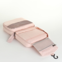 Косметичка на молниях, цвет розовый Косметичка на молниях, цвет розовый