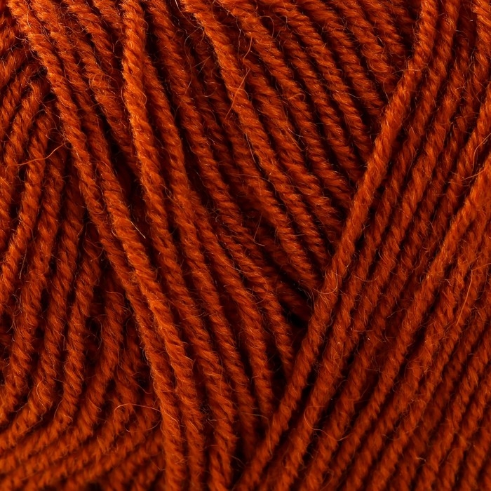 Пряжа Пряжа "Удачная" 50% шерсть, 50% акрил 250м/100гр (194-Рыжик)