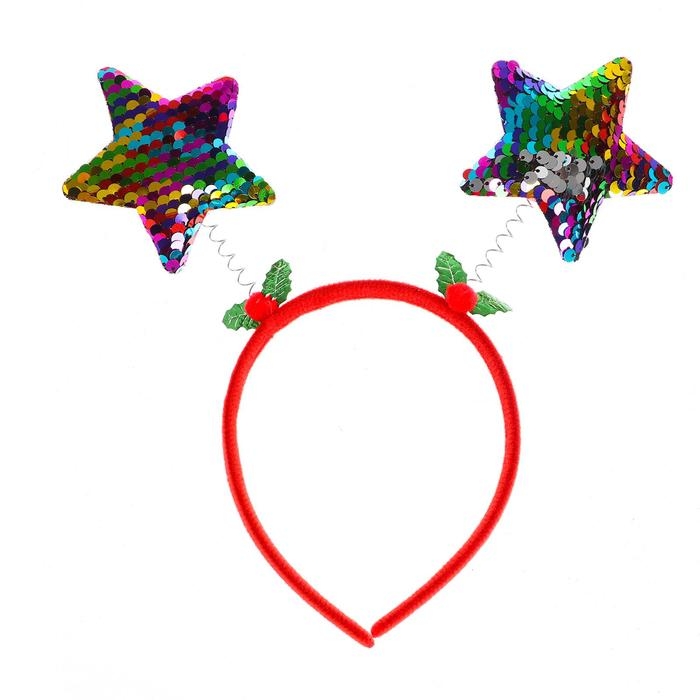 Карнавальный ободок &laquo;Звёздочки&raquo;, цвета МИКС