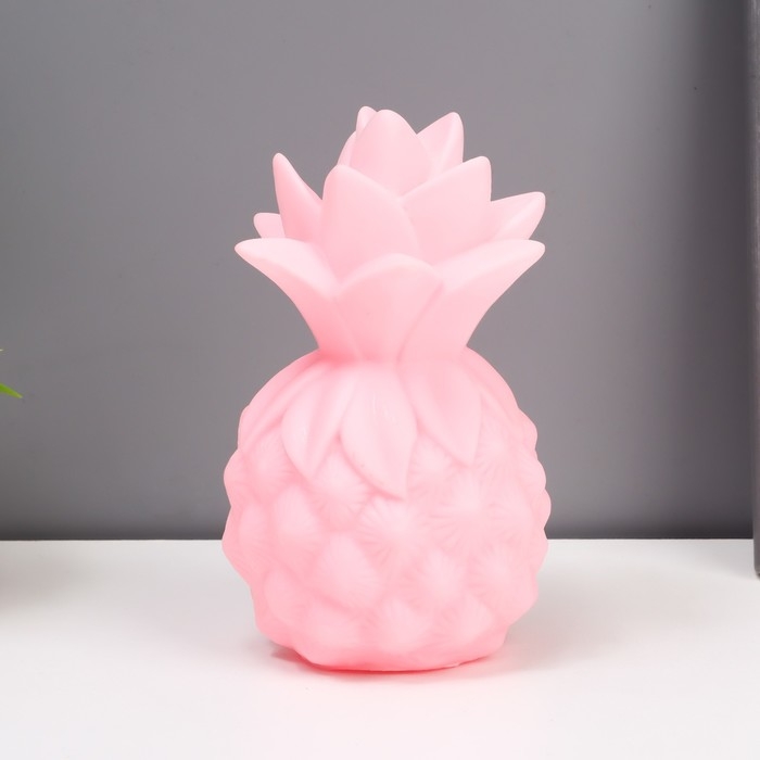 Ночник пластик "Ананас" МИКС LEDх1 8х8х13 см RISALUX