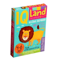 IQ Многоразовые карточки «Весёлые зверушки», с прищепками, 4+ IQ Многоразовые карточки «Весёлые зверушки», с прищепками, 4+