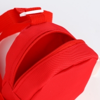 Сумка детская поясная на молнии &laquo;Выбражулька&raquo;, цвет красный