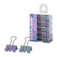 Набор зажимов для бумаг ErichKrause "Energy Save Manga", 19 мм, 10 штук, микс, в пэт-боксе Набор зажимов для бумаг ErichKrause "Energy Save Manga", 19 мм, 10 штук, микс, в пэт-боксе