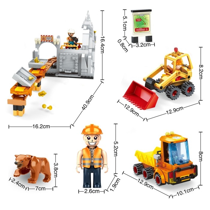 Конструктор &laquo;Кладоискатели. Золотой прииск&raquo;, 463 детали