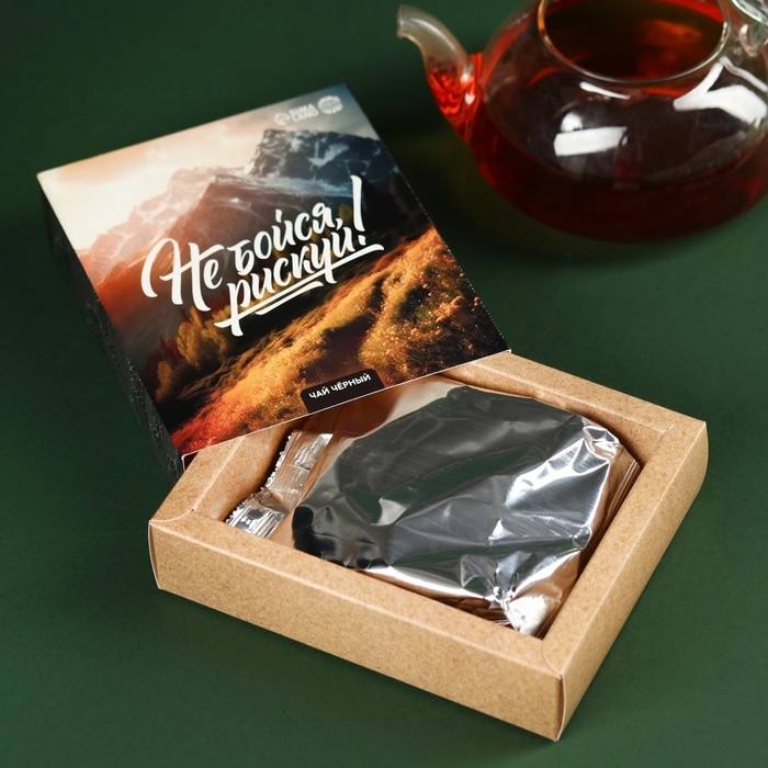 Чай чёрный «Рискуй», 50 г. Чай чёрный «Рискуй», 50 г.