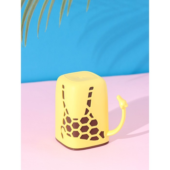 Кружка пластиковая Доляна &laquo;Жираф&raquo;, 300 мл, цвет жёлтый