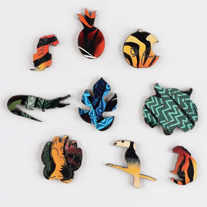 Пазлы деревянные фигурные &laquo;Тигр&raquo;, 174 элементов