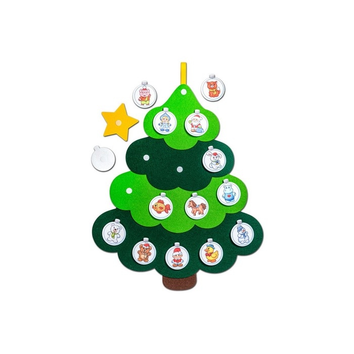 Коврик-пазл &laquo;Наряжаем с малышами&raquo;