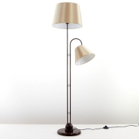 Торшер 3601/2 2х40Вт Е27, коричневый