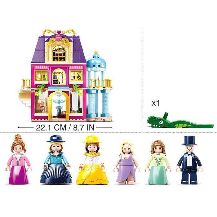 Конструктор Розовая Мечта &laquo;Дворец&raquo;, 526 деталей