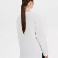 Лонгслив унисекс Siluetti Fuori, молочно-белый, размер S/M