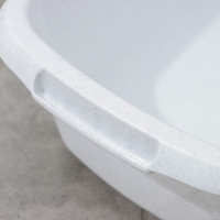 Таз овальный &laquo;Водолей&raquo;, 11 л, цвет мраморный