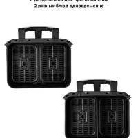 Аэрогриль электрический КТ-2247 - 8 л - 2850 Вт