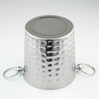 Ведро для льда из нержавеющей стали «Чеканный», 5,2 л, 25×20×20,5 см, 201 сталь, цвет серебряный Ведро для льда из нержавеющей стали «Чеканный», 5,2 л, 25×20×20,5 см, 201 сталь, цвет серебряный