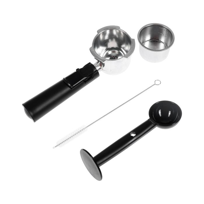 Кофеварка Kitfort КТ-706, рожковая, 800 Вт, 0.25 л, капучинатор, чёрная Кофеварка Kitfort КТ-706, рожковая, 800 Вт, 0.25 л, капучинатор, чёрная