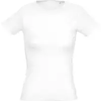 Футболка женская Miami 170 белая, размер L Футболка женская Miami 170 белая, размер L