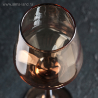 Бокал для вина стеклянный &laquo;Кьянти&raquo;, 400 мл, 8,5&times;22 см, цвет золотой