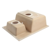 Мойка для кухни из камня ZEIN 190/Q5, 612x505 мм, прямоугольная, перелив, цвет песочный Мойка для кухни из камня ZEIN 190/Q5, 612x505 мм, прямоугольная, перелив, цвет песочный