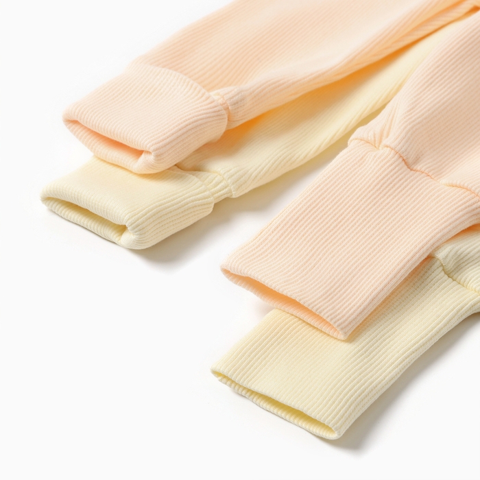 Комплект леггинсов детских MINAKU: Basic Line BABY, цвет молочный/кремовый, рост 86-92