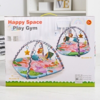 Развивающий коврик &laquo;Слоник&raquo;, с дугами, квадратный, 76х76х0,5