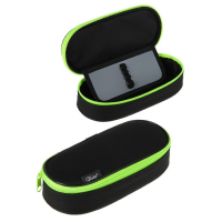 Пенал-футляр 85 х 210 х 50 мм с откидной планкой, мягкий, текстильный, Оникс, ПМК 24-42 Black, чёрный/ярко-салатовый Пенал-футляр 85 х 210 х 50 мм с откидной планкой, мягкий, текстильный, Оникс, ПМК 24-42 Black, чёрный/ярко-салатовый