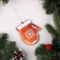 Набор ёлочных игрушек  "Пряничные", 5 шт, двусторонние