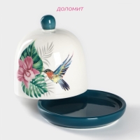 Лимонница Доляна &laquo;Тропики&raquo;, 9&times;9 см, цвет белый