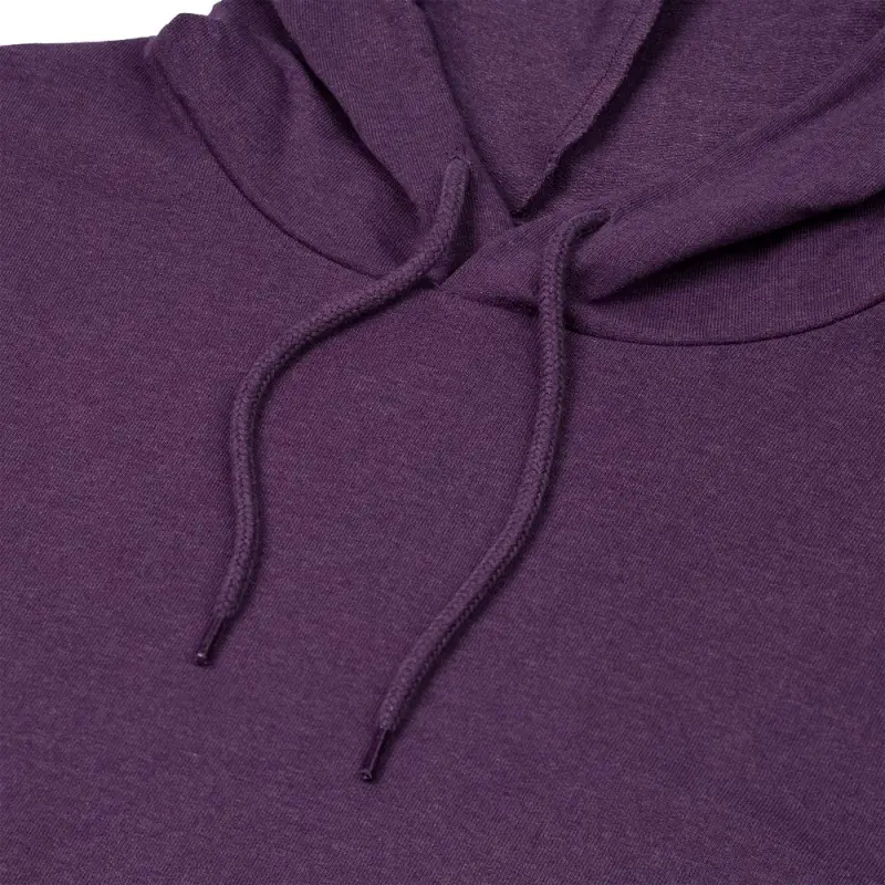 Толстовка с капюшоном унисекс Hoodie, фиолетовый меланж, размер S