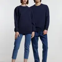 Свитшот унисекс Columbia, темно-синий, размер 5XL