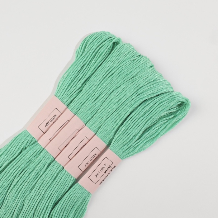 Набор ниток мулине №959, 8 &plusmn; 1 м, 6 шт, цвет морская вода