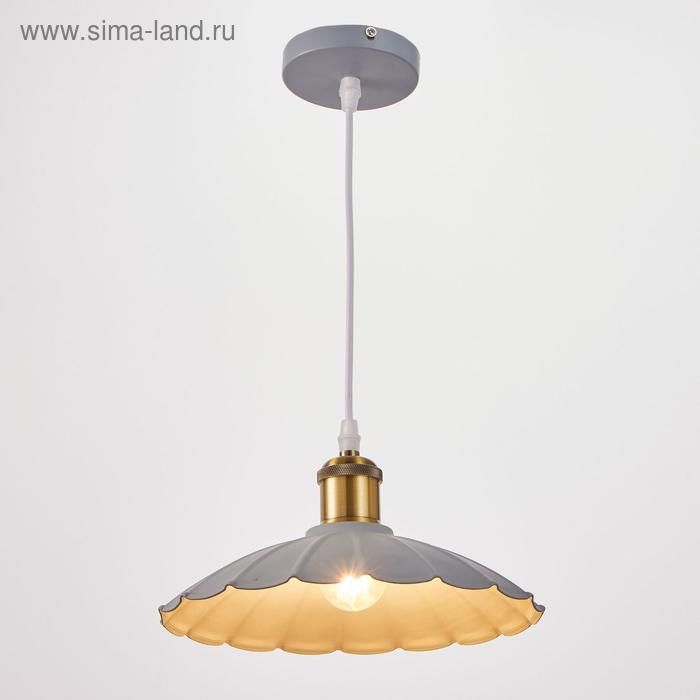 Светильник BayerLux 2034849/1 E27 40Вт серый-медь 25х25х10 см