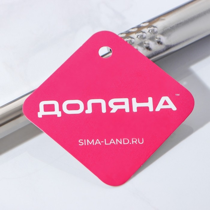 Половник из нержавеющей стали Доляна «Стандарт», 100 мл, h=31 см, цвет серебряный Половник из нержавеющей стали Доляна «Стандарт», 100 мл, h=31 см, цвет серебряный