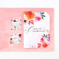 Подарочный набор: блокнот и магнитные закладки 2 шт. &laquo;8 марта&raquo;