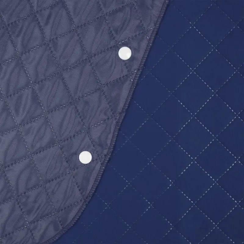 Плед-пончо для пикника SnapCoat, синий