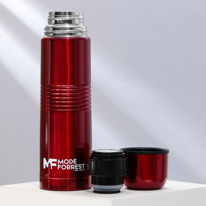 Термос Mode Forrest, рельефный, 500 мл, красный, сохраняет тепло 10-12 ч Термос Mode Forrest, рельефный, 500 мл, красный, сохраняет тепло 10-12 ч