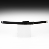 Сувенирное оружие «Катана», без подставки, чёрные ножны под змеиную кожу, матовый 70 см Сувенирное оружие «Катана», без подставки, чёрные ножны под змеиную кожу, матовый 70 см