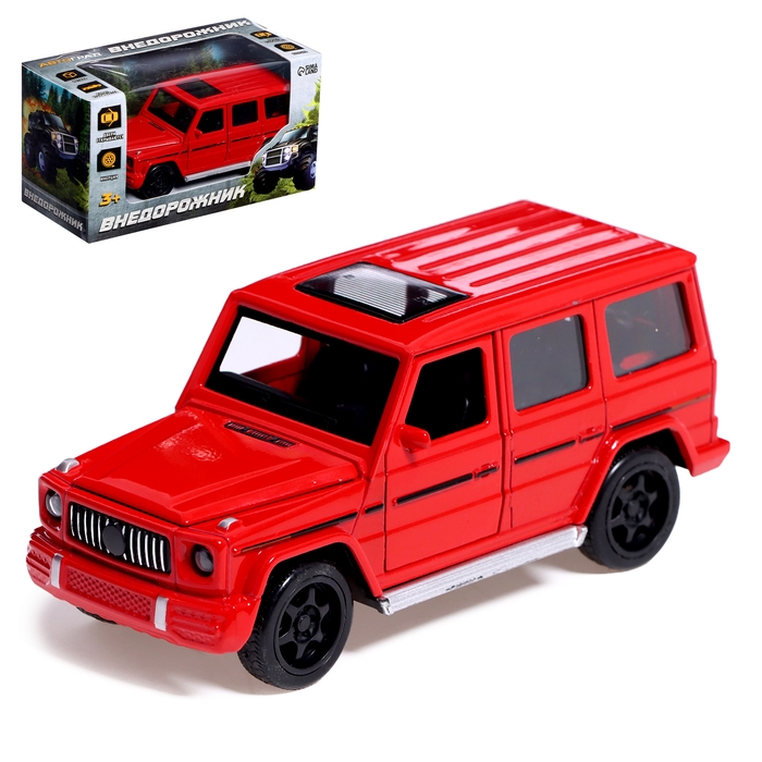 Машина металлическая «Внедорожник», световые и звуковые эффекты, открываются двери, капот, инерция, цвет МИКС Машина металлическая «Внедорожник», световые и звуковые эффекты, открываются двери, капот, инерция, цвет МИКС