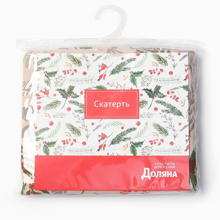 Скатерть Доляна Bullfinch 149х110+/- 3см, 100% хлопок, рогожка 164 г/м2