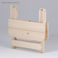 Столик к шезлонгу, хвоя, 50&times;40&times;43см