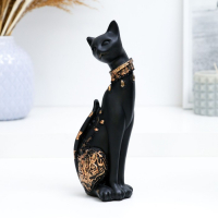 Фигура "Кошка" черная, 20х8см Фигура "Кошка" черная, 20х8см